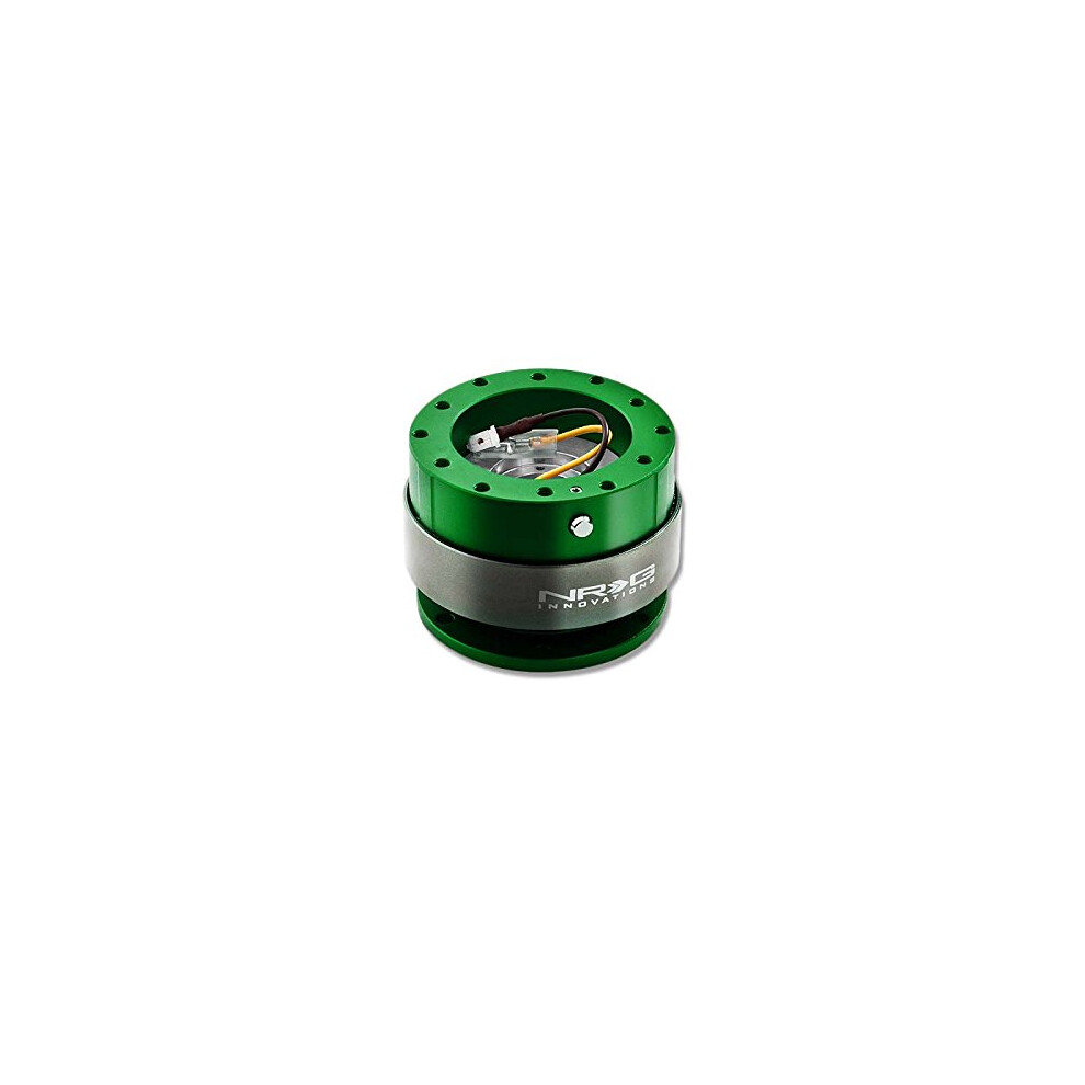 Nrg Steering Wheel Quick Release Kit - Generation 2.0 - With Titanium Ring Srk-200Gn Green 682017348612