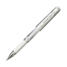 Bol grafo de gel de impacto Uni-Ball Signo Um-153, color blanco, 10 unidades por paquete