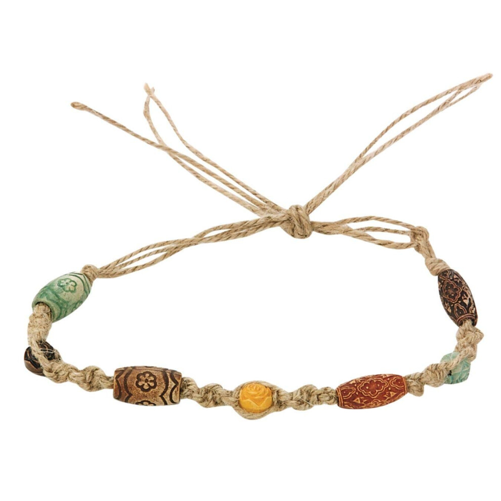 Kit de fabrication de colliers et bracelets en cordon naturel S&S Worldwide (100 pi   ces) (AP202)