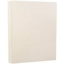 JAM PAPER Strathmore 24lb Papier - 90 gsm - 8.5 x 11 - Natuurlijk Wit Linnen - 100 Vellen/Pakket
