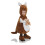Underwraps Peuters Kangaroo Buik Kostuum, Bruin, X-Groot (4-6) 1
