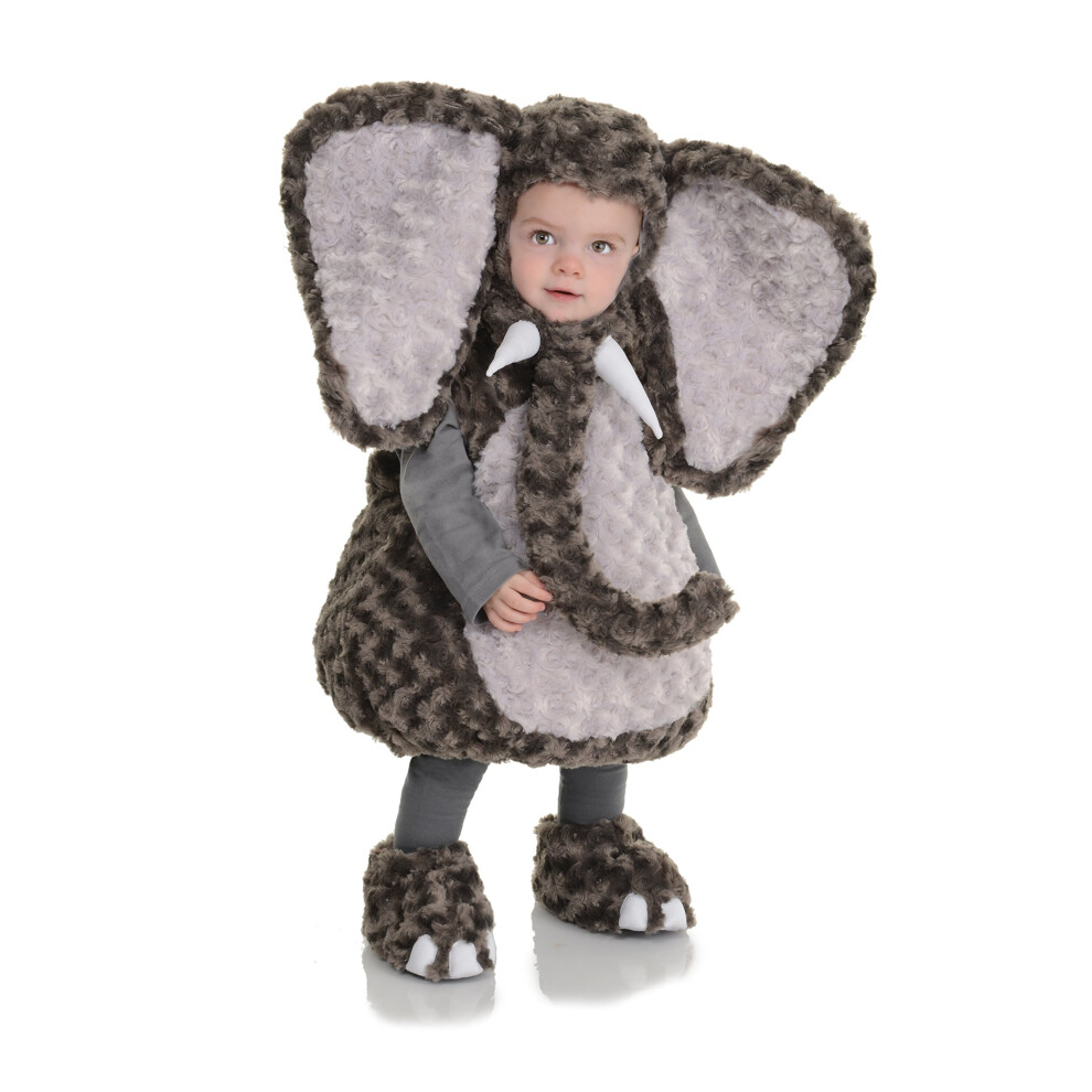 Photos - Fancy Dress Underwraps Baby's Elephant Belly-Babies, Dark Grey, Large Grey CS810114/L