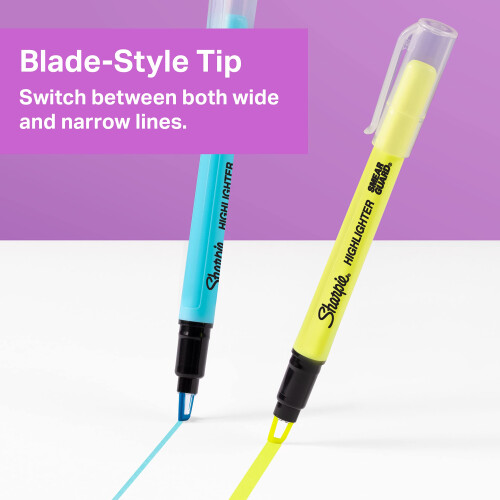 Sharpie Sharpie Clear View Highlights Misel Tip Assorterede farver 4 t?ller 2