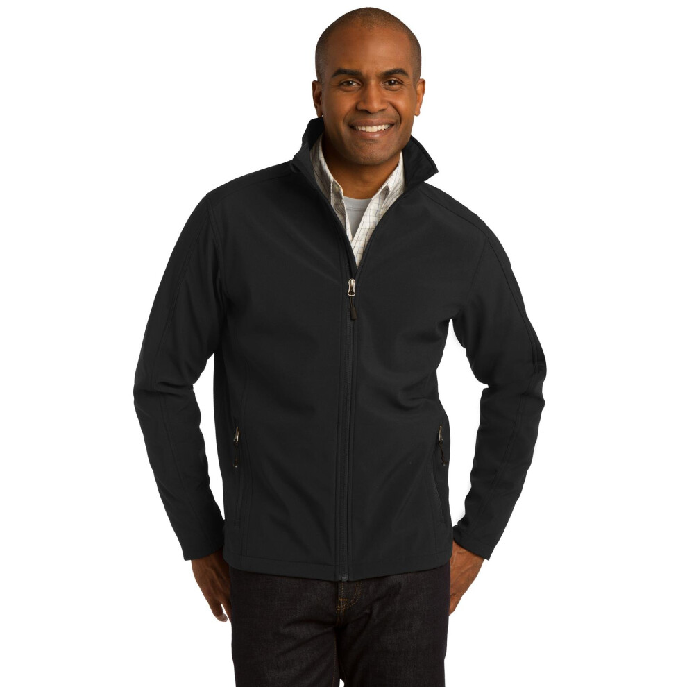 Port Authority Core Soft Shell Jacket - J317 - Xx-Large - Zwart-image