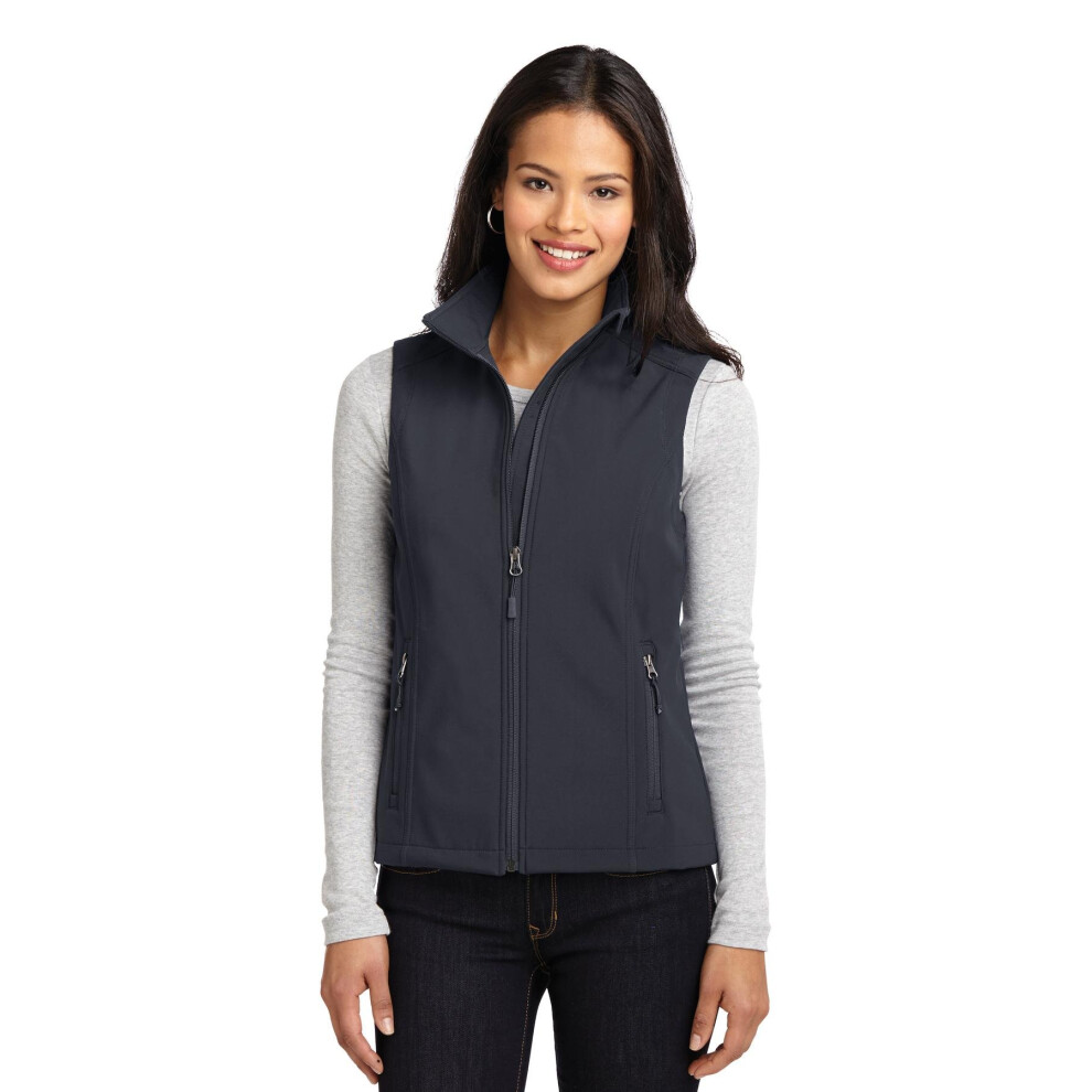 Gilet softshell pour femme Port Authority Core XL, gris cuirass