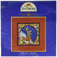 Mill Hill 143287/Jim Shore Kit punto croce contato 5""""X5"""" Renna (18 conteggi)