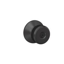 Schlage F51A BWE 622 Bowery Klika, Zámek s klíčem, Matná černá