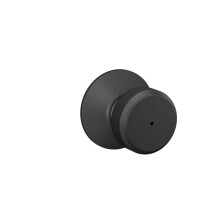 Schlage F40 BWE 622 Bowery Klika, Zámek pro Ložnice a Koupelny, Matná Černá