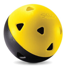 Pelotas de b isbol, s ftbol y minipelotas SKLZ Impact de vuelo limitado (paquete de 8) negras y amarillas