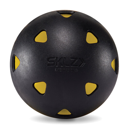 SKLZ Impact Μπάλες Προπόνησης Baseball και Softball, 8 Pack, Μαύρες/Κίτρινες 1