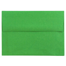 Zaciety papier A6 Kolorowe koperty na zaproszenia  4 3/4 x 6 1/2  Zielony makulaturowy  zbiorcze 250 szt./opakowanie