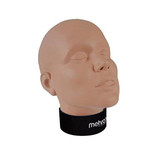 Mehron Makeup Practice Head | Makeup Practice Face | Mannequin Head for Makeup Practice Special FX & Face Mlning fr studenter 1