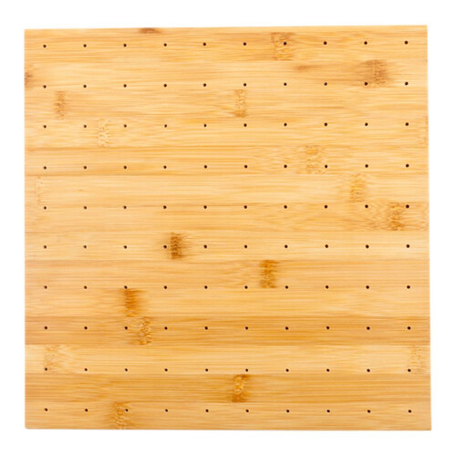 Restaurantware 12 x 12 x 1 Ίντσες Σταντ Σουβλιστή - Με 20 Θέσεις Βιώσιμος Σουβλεριστής Μπαμπού 1