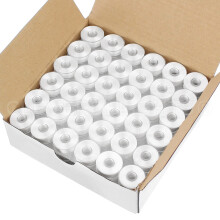 CleverDelights White Koko L esikδδmityt puolat - 144 pakkaus - 3/8"""" x 13/16""""
