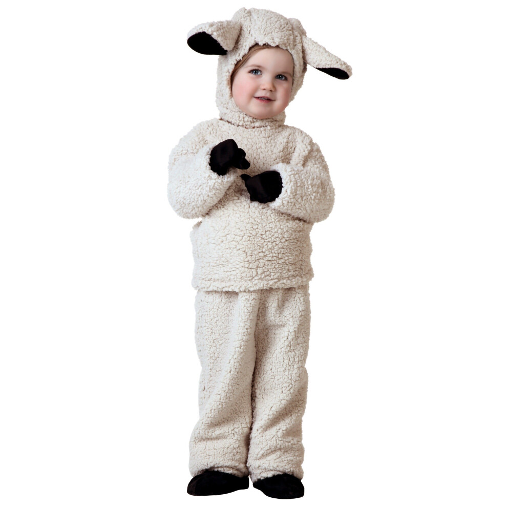 Photos - Fancy Dress Wooly Sheep Costume for Toddlers Little Lamb Costume for Kids 2T FUN2091TD