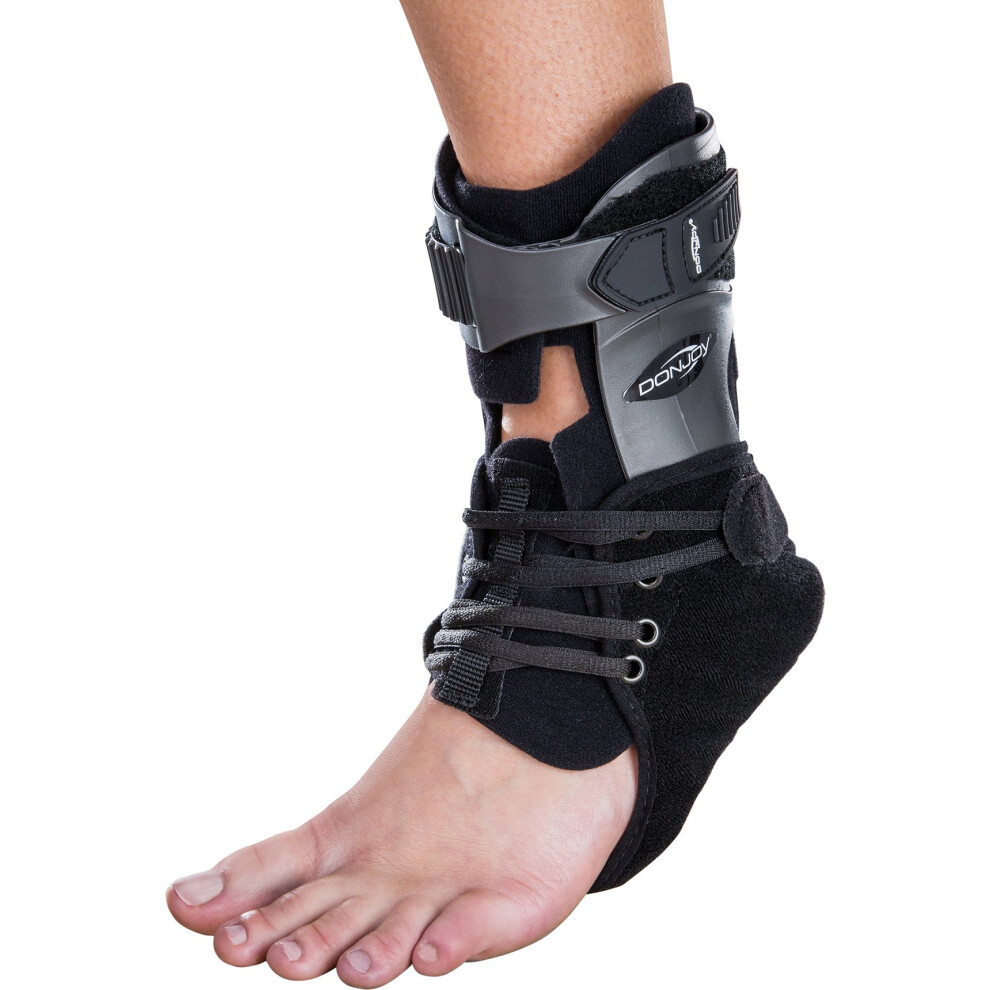 DonJoy Velocity ES (Extra Support) Ankle Brace: Standard Calf  Left Foot  Large
