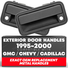 Manijas exteriores de puerta delantera derecha e izquierda TRUBUILT1 AUTOMOTIVE - Palanca met   lica | Compatible con camionetas Chevy y GMC K1500,
