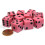 Set de 10 dés D6 16mm standards roses par Koplow Games 2