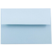 Ob   lky na pozv   nky JAM PAPER A2 Premium - 4 3/8 x 5 3/4 - pastelovo modr    - 50 kusov/balenie