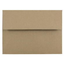 JAM PAPIR A6 Premium invitationskonvolutter - 4 3/4 x 6 1/2 - Brun kraftpapirpose - 50/pakke