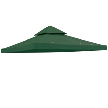 Yescom 8'x8 'UV30+ Gazebo Canopy Tampa superior Tampa superior verde escuro para dupla tenda de jardim de p   tio ao ar livre Y0018T04
