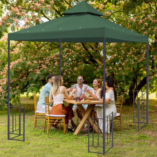 Yescom 8'x8' UV30+ Σκίαστρο Αντικατάστασης Σκούρο Πράσινο για Δίδυμο Περίπτερο 1