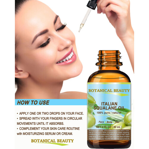 Botanical Beauty ΣΚΟΥΑΛΑΝΗ Ιταλικής Ελιάς. 100% Αγνό Μη Αραιωμένο Έλαιο. 30ml 1