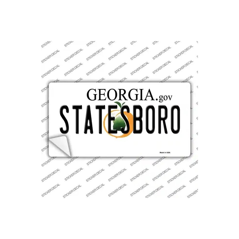 Smart Blonde Lp-6143S-L Statesboro Georgia Novelty Sticker Decal - Large 731997946285