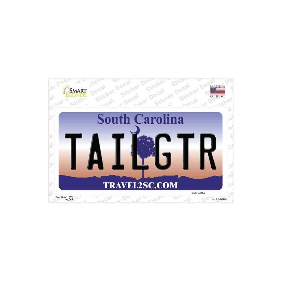 Smart Blonde Lp-6269S-M Tailgater South Carolina Novelty Sticker Decal - Medium 731997946865