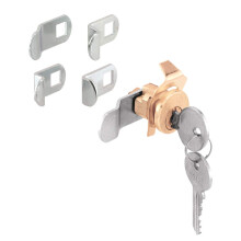 Prime -line U 9940 Mailbox Lock - Udskiftning Multipurpose Mailbox Lock til flere m?rker - Brass finish ILCO 1003m Keyway ?bner mod uret med 90 r