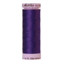 METTLER SILK-FINISH 50 Vikt Solid Cotton Thread 164 m/150m Iris Blue