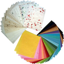 65 ark 8,5 x 11 tum Mulberry Paper Sheet Design Art Tissue Japan Origami Washi Wholesale Bulk Sale Unryuproducts Card Making