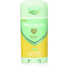 Mitchum Women Stick Solid Antiperspirant Deodorant, Pure Fresh, 2.7 Ounce (Pack of 1)