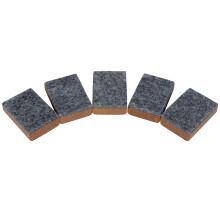 LEARNING ADVANTAGE CTU7874 Mini-Markertafel-Radiergummis, 5er-Set, braun und grau