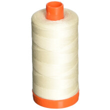 Aurifil A1050-2026 Mako Katoenen Draad Effen 50WT 1422Yds Krijt
