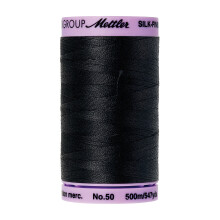 Nic bawelniana Mettler Silk-Finish 547 jardσw/500 m, czarna