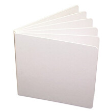 ASHLEY PRODUCTIONS WEISSES HARDCOVER LEERE BUCH 5 X 5 (12er Set)