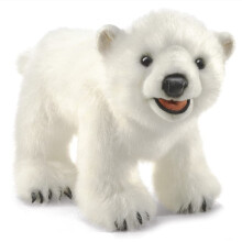 Folkmanis Polar Bear Cub Hand Puppet White Model:3041