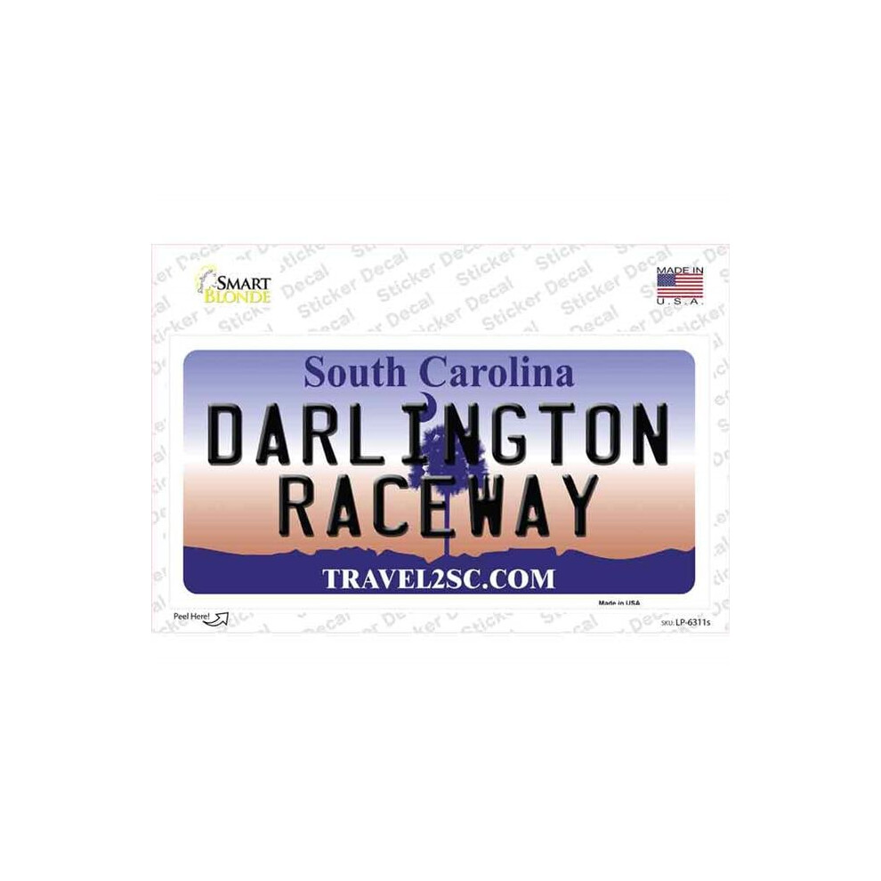 Smart Blonde Lp-6311S-M Darlington Raceway South Carolina Novelty Sticker Decal - Medium 731997947053