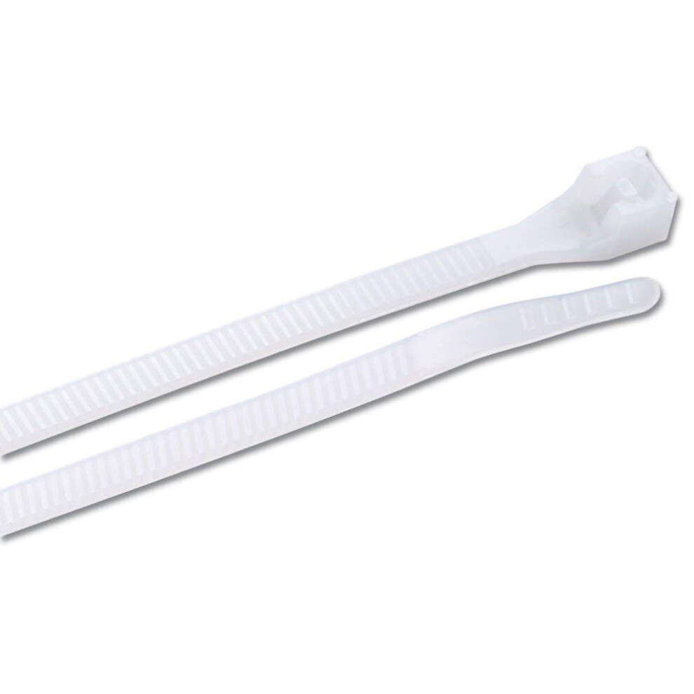 Gardner Bender 11 In. L White Cable Tie 100 Pk 032076463106