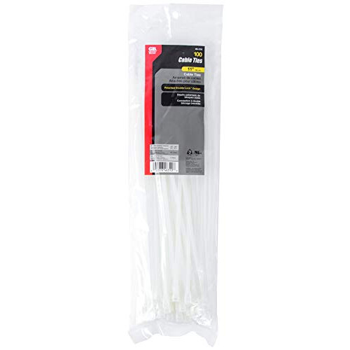 Gardner Bender 11 in. L White Cable Tie 100 pk 2