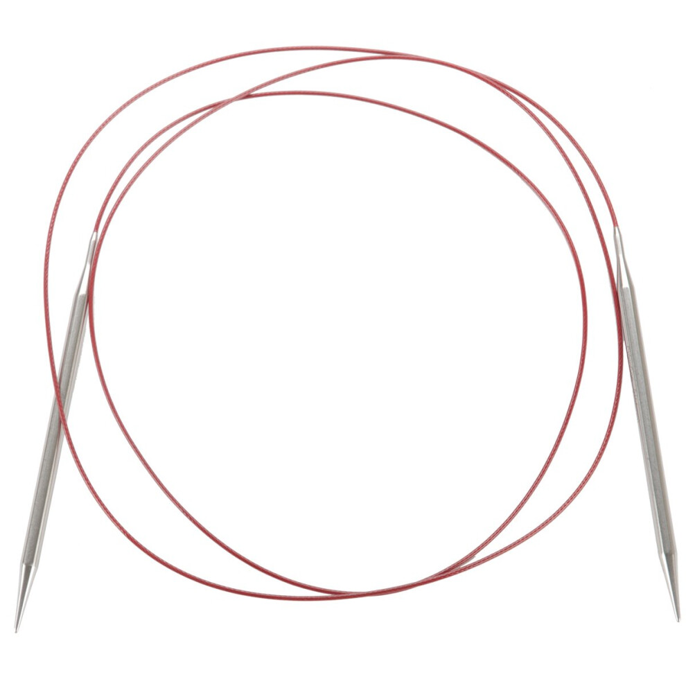 Chiaogoo 70204 Rode Kant Roestvrijstalen Rondbreinaalden 60"""""""" Maat 13/9Mm-image