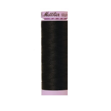 Mettler Silk-Finish 50 paino kiinteä puuvillalanka 164 yd/150 m musta