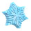 SpinningLeaf Snowflake Sandwich Cookie Suklaa karkkimuotti 3