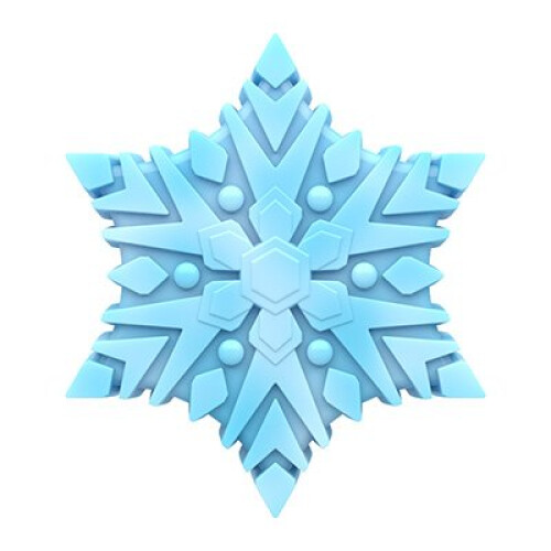 SpinningLeaf Snowflake Sandwich Cookie Suklaa karkkimuotti 1