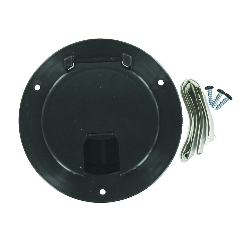 Grande trappe ronde pour c  bles Valterra A10-2135BKVP - Noir