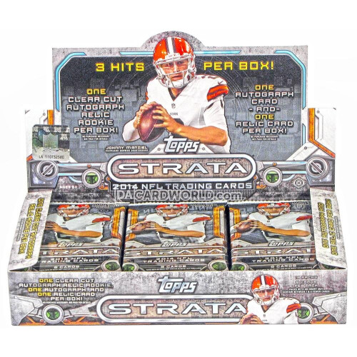 Topps 2014 Strata NFL Sammelkarten Hobby Box 2