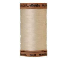Mettler silkefinish massiv bomuldstr?d 500 yd/475m Muslin