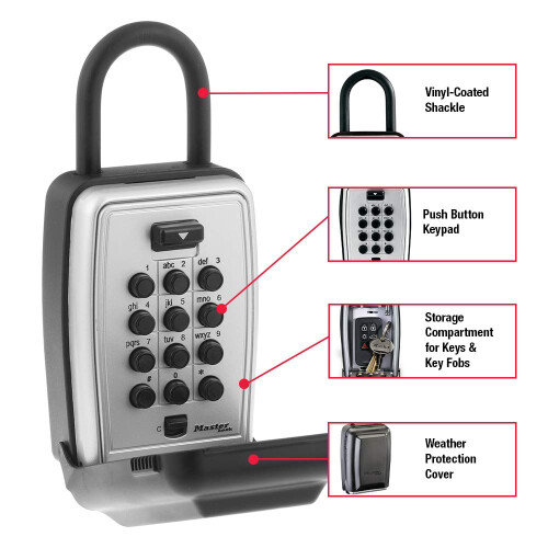 Master Lock Κλειδοθήκη, Κλειδαριά, 7 Κλειδιά 1