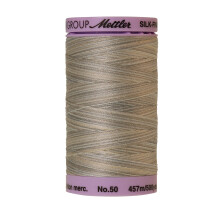 Mettler Silk-Finish kirjava puuvillalanka 500 yd/475 m Dove Grey
